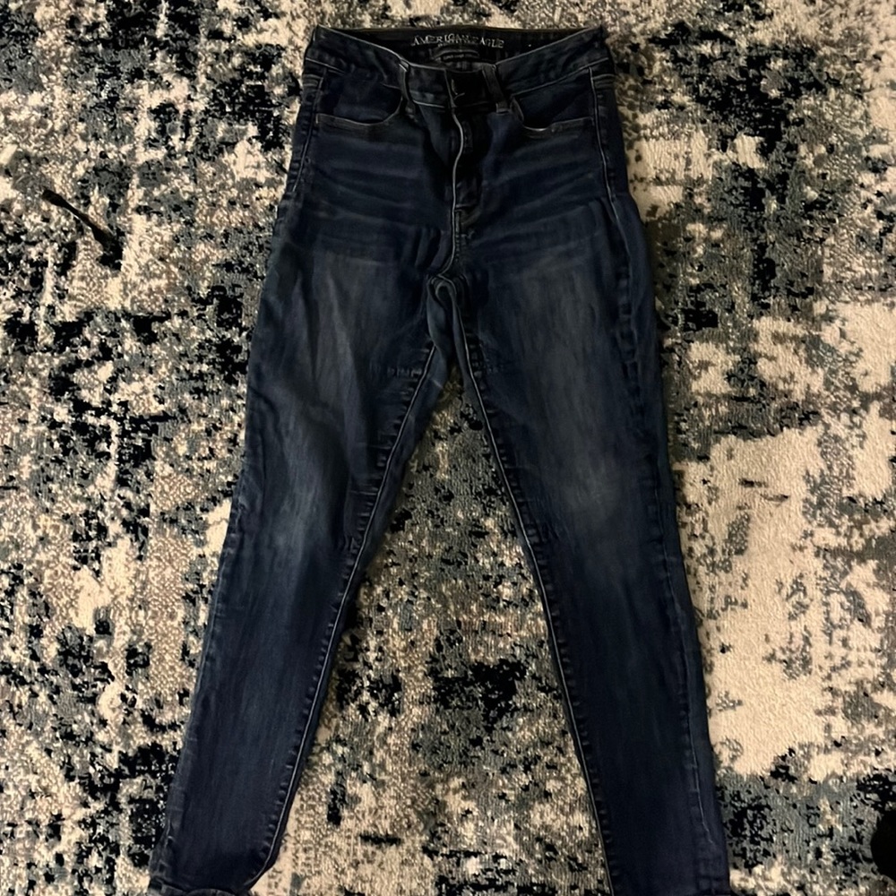 american eagle stretchy jeans size 10